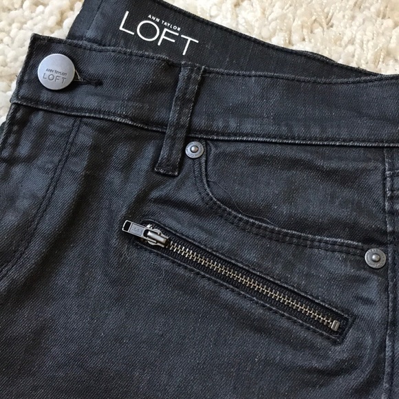 Ann Taylor Lift Black Skinny Jeans Sz 27/4 - Picture 6 of 6
